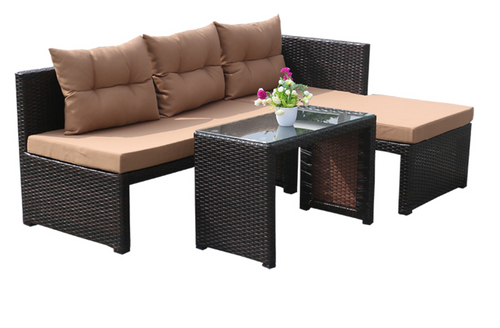 Sweet Adjustable Sofa Set, Brown or Grey - Hong Kong Rooftop Party