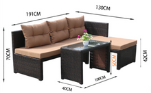 Load image into Gallery viewer, Sweet Adjustable Sofa Set, Brown or Grey - Hong Kong Rooftop Party
