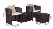 Load image into Gallery viewer, Suzhou Chairs set - Singapore Outdoor Furniture
